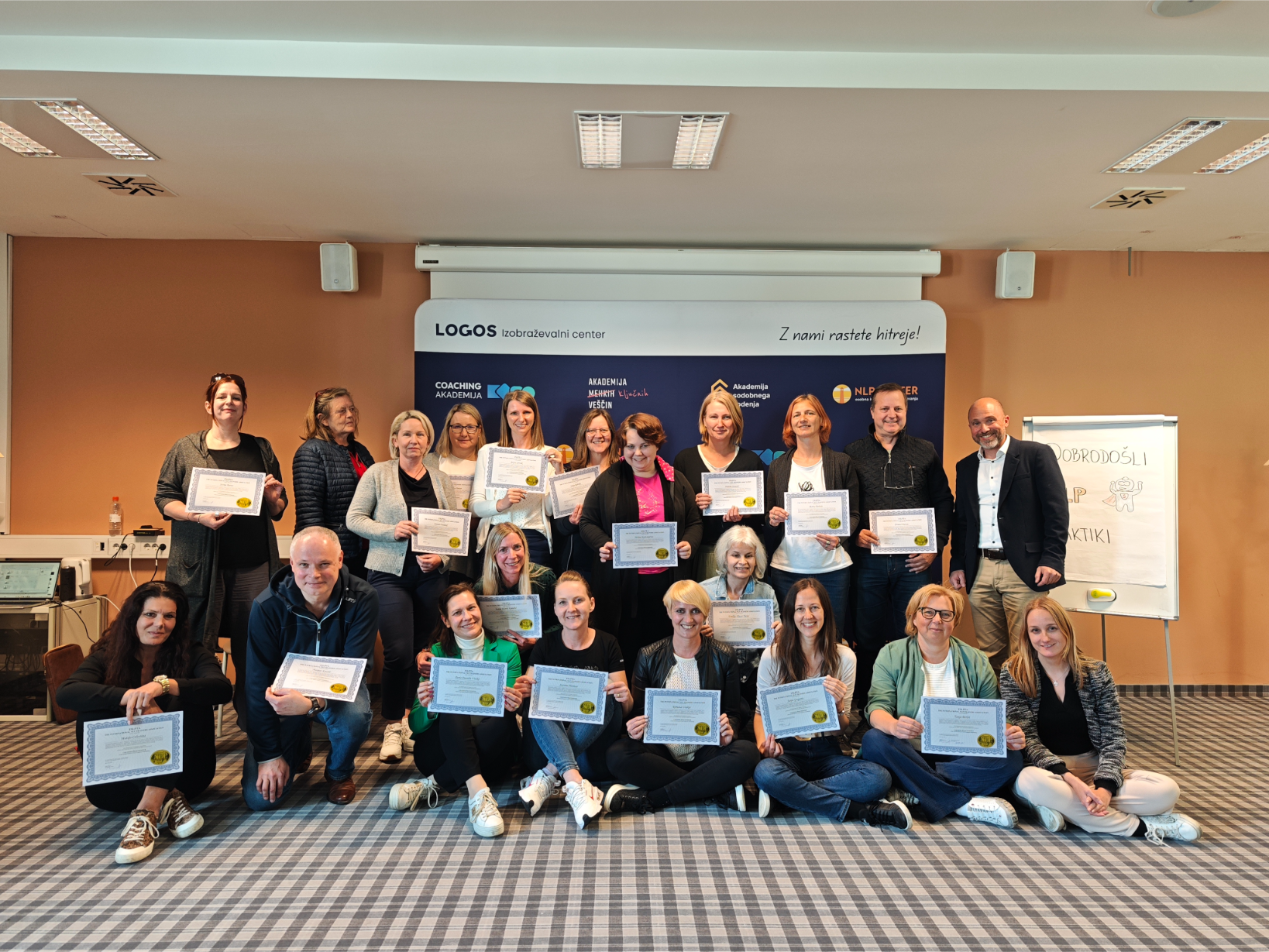 Podelitev NLP Praktik z Gabrom Maroltom master trainer